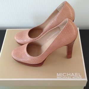 Michael Kors Raceway Platform Pumps